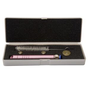Kit Caneta Peeling Diamante Corpo De Alumínio Rosa Com 3 Ponteiras