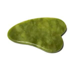 Gua Sha Massageador Pedra Jade Verde