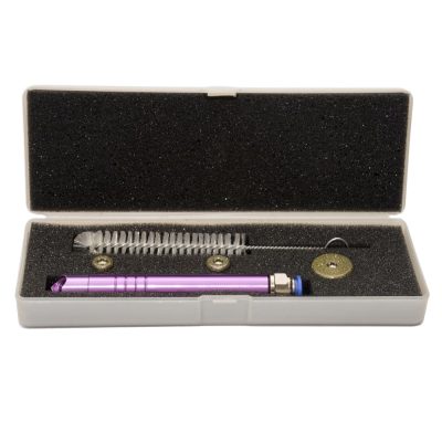 Caneta Peeling Diamante Corpo Alumínio Lilas 3 Ponteiras-VCRACE-57
