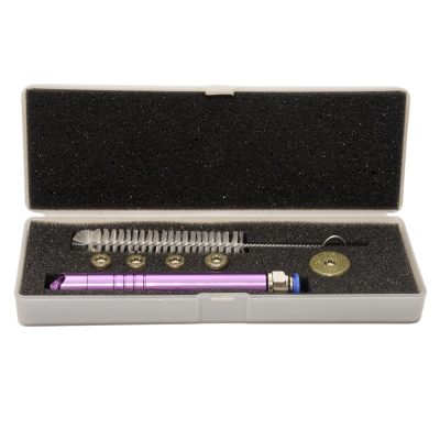Caneta Peeling Diamante Corpo Alumínio Lilas 5 Ponteiras -VCRACE-50