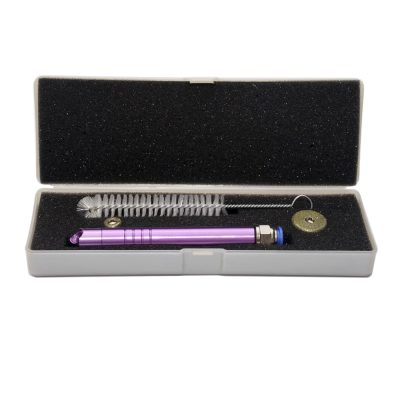 Caneta Peeling Diamante Corpo Alumínio Lilas com 2 Ponteiras-VCRACE-64